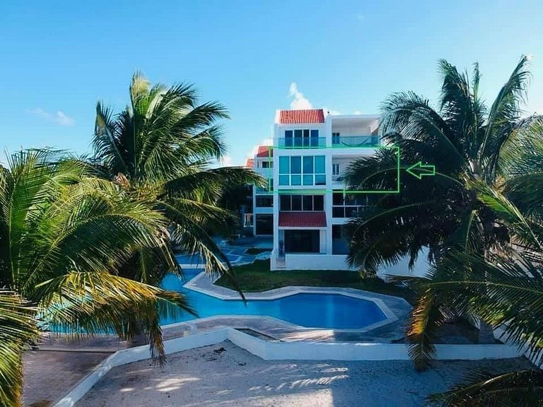 Dept. Frente al Mar Royal Beach V - Progreso YUC