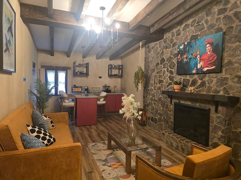 Depto Sasha: Chimenea y Confort en Val'Quirico.