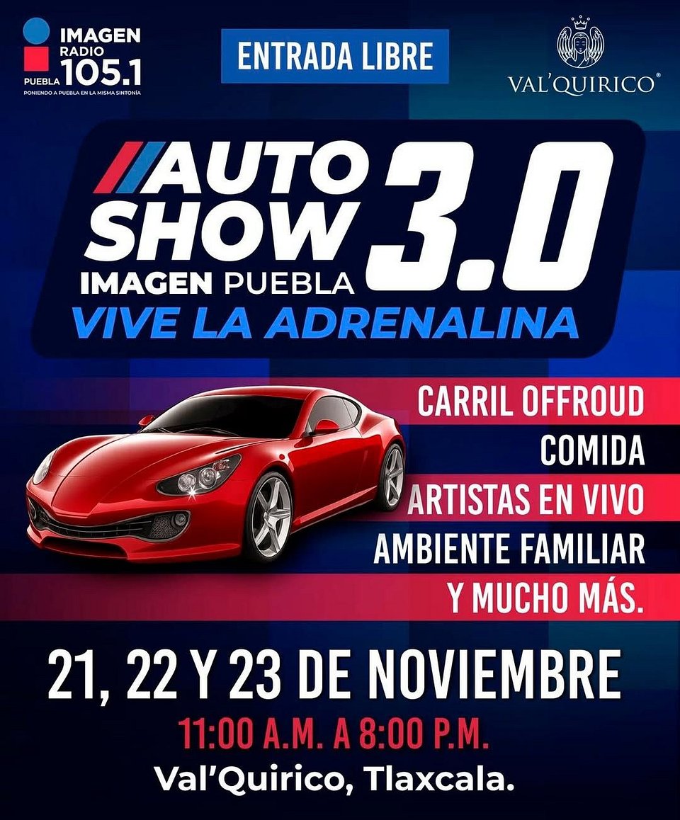 Auto Show 3.0: El Evento de Motores y Estilo de Vida que no te Puedes Perder en Val'Quirico